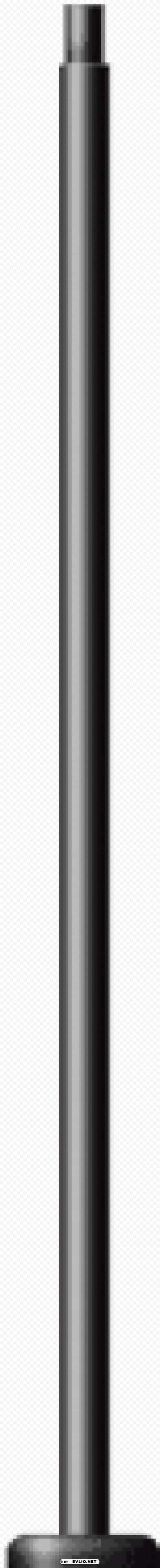 aluminum pole Transparent PNG Isolation of Item