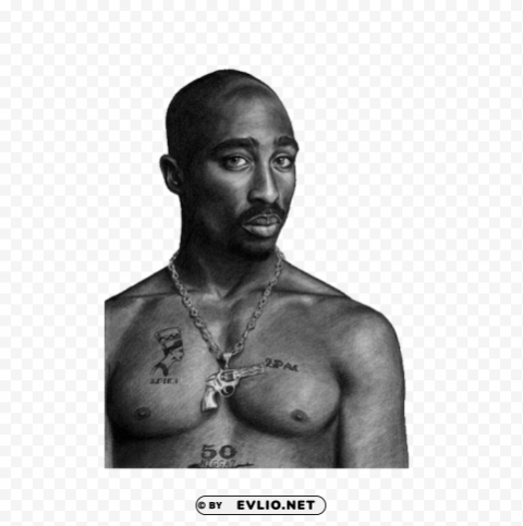 2pac Isolated Graphic on HighQuality PNG