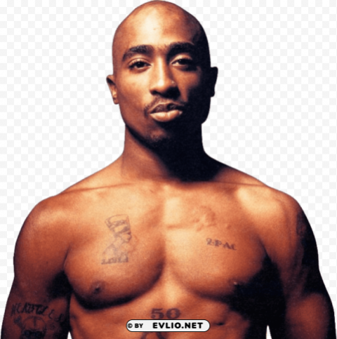 2pac Isolated Graphic with Clear Background PNG