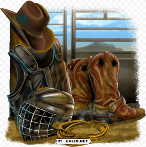 cowboy PNG with transparent background for free