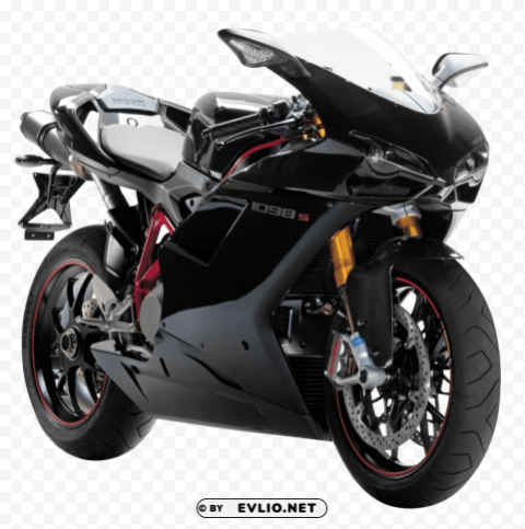 Ducati 1098 Sport Motorcycle Bike High Resolution PNG Isolated Illustration