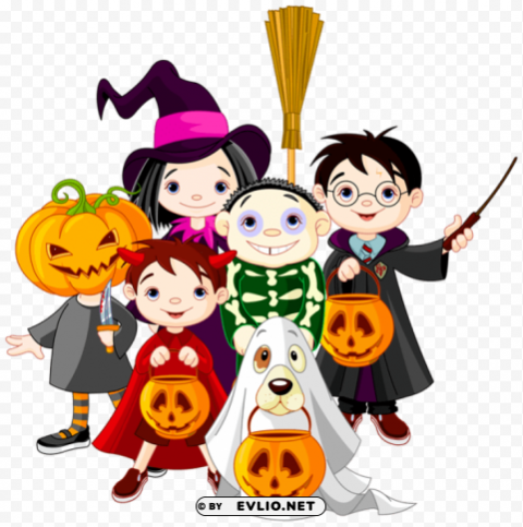 Halloween Kids Transparent PNG Isolation Of Item