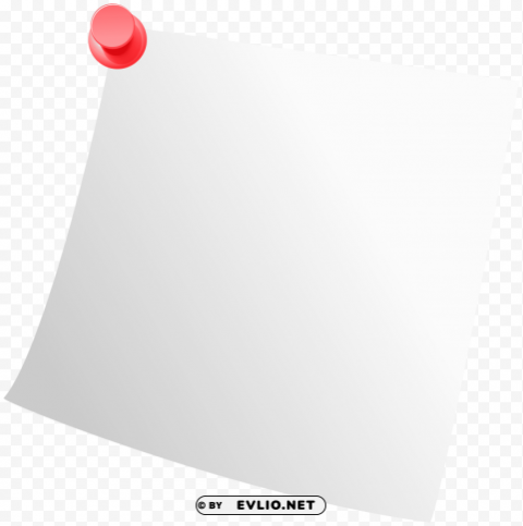 sticky note white Clear Background PNG Isolated Item