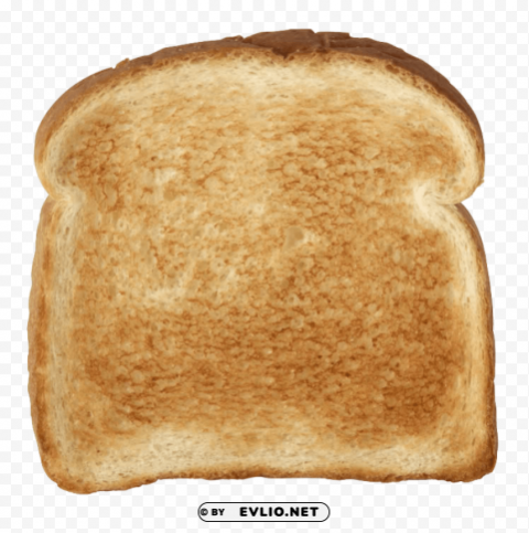 toast Isolated Item with Transparent PNG Background