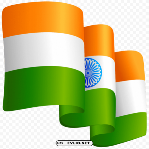 waving india flag PNG images with transparent overlay clipart png photo - f666fb5f