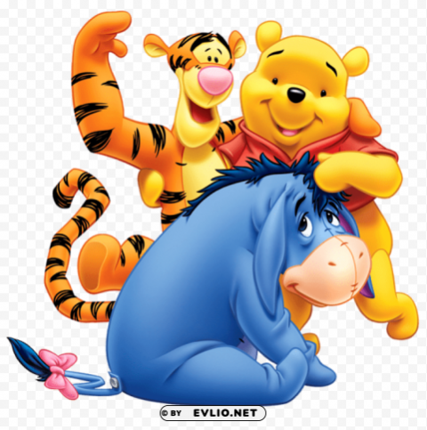winnie the pooh eeyore and tiger transparent Clear PNG pictures compilation