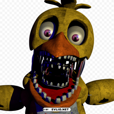 withered chica blender Clear PNG image