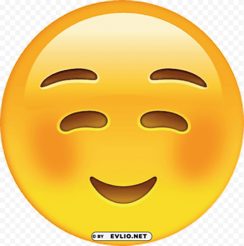 smiling face emoji Clear background PNG clip arts