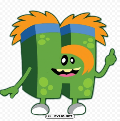 abc monster h Clear pics PNG clipart png photo - 2f0b6360