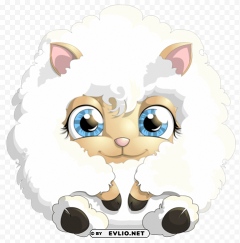 cute lambpicture PNG Image Isolated with Transparent Detail