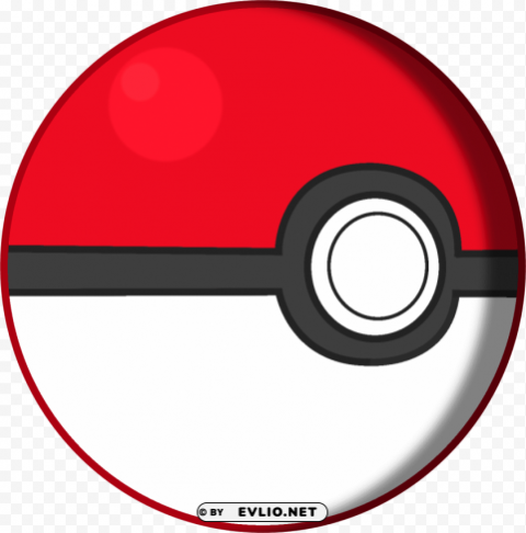 pokeball Isolated Subject with Transparent PNG