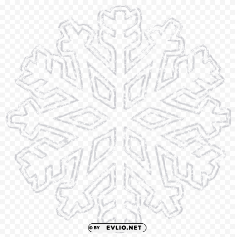 shining snowflake Transparent PNG Isolated Design Element