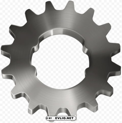 silver gear transparent PNG no background free clipart png photo - e2802805