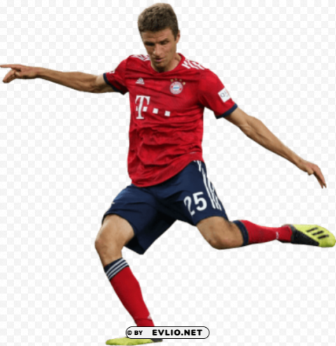 thomas müller Transparent PNG Graphic with Isolated Object