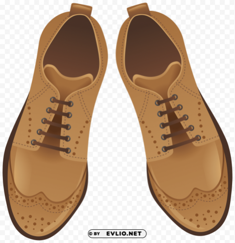 brown and white shoes ng clip art PNG for blog use