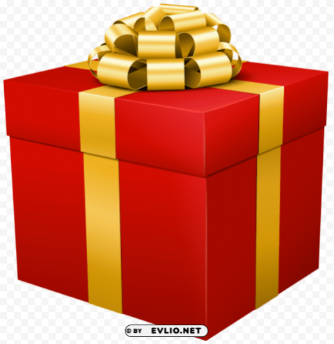 Red Gift Box Transparent PNG Vectors