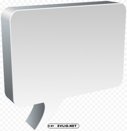 speech bubble white Clear PNG image