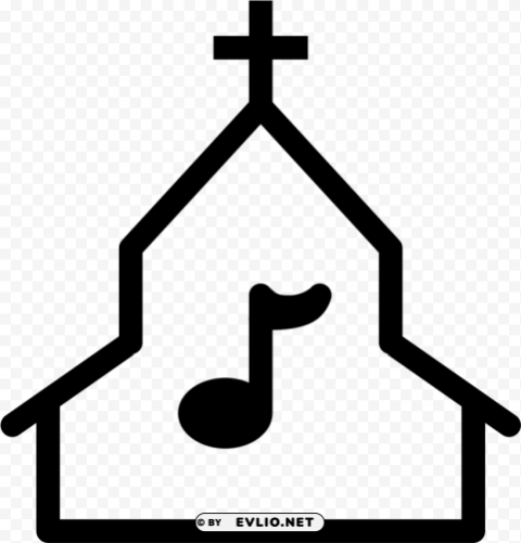 christian music icon - icone chapelle PNG transparent photos vast variety