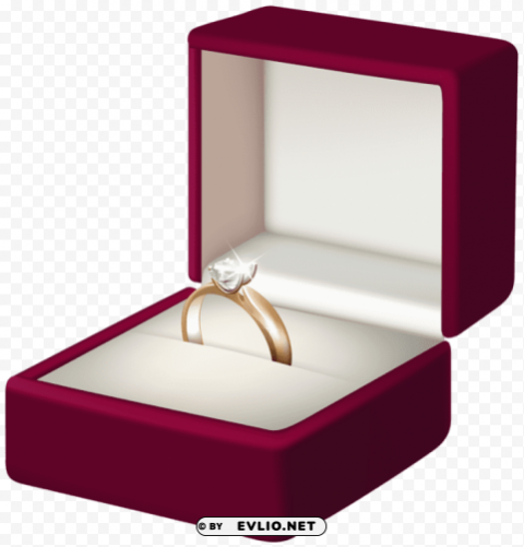 engagement ring Isolated Subject with Clear Transparent PNG