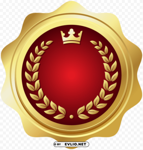 seal badge red Isolated Graphic on HighQuality PNG