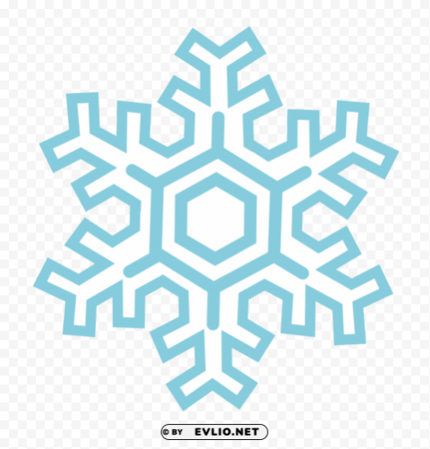 Snowflake Isolated Item with Transparent PNG Background