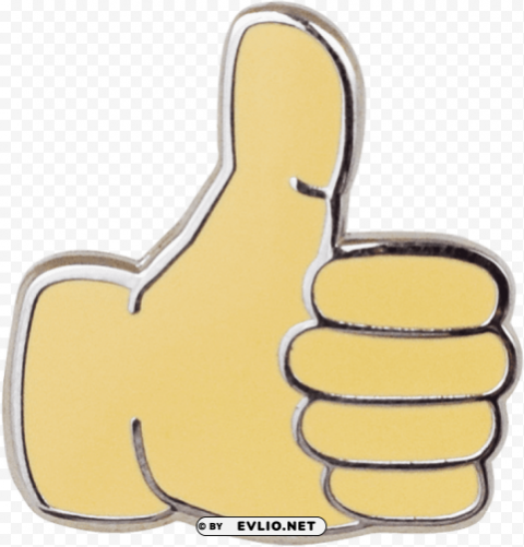 thumbs up pin PNG graphics with alpha transparency bundle