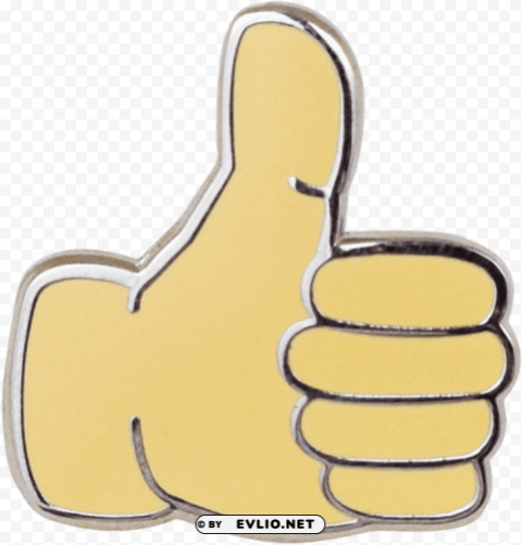 Thumbs Up Pin PNG Graphics With Alpha Transparency Bundle