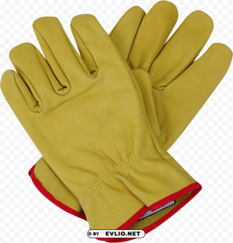 yellow gloves PNG files with transparent backdrop complete bundle