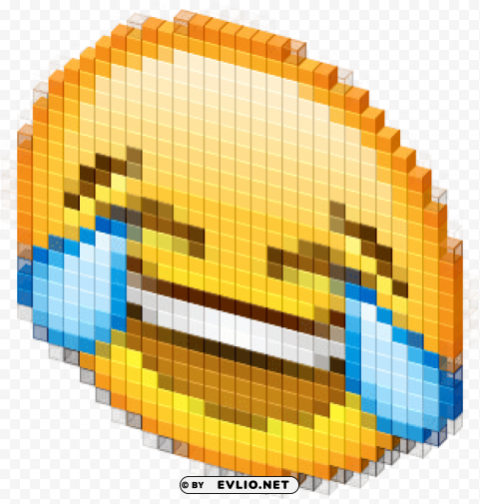 face with tears of joy emoji High Resolution PNG Isolated Illustration