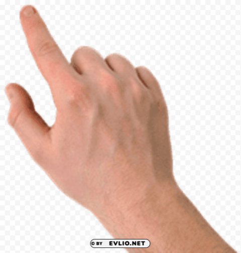 finger hand touch PNG images for merchandise