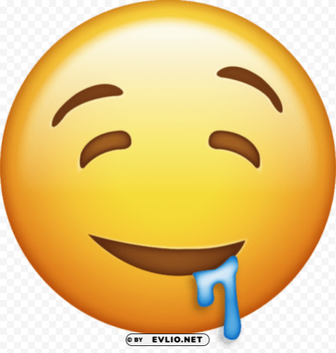 Drooling Emoji Icon High-resolution Transparent PNG Images Comprehensive Assortment