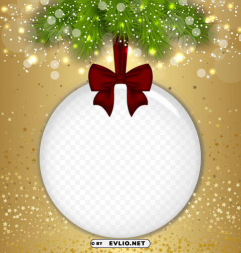 gold christmas balls PNG transparent graphics for download