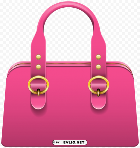 handbag pink PNG images free download transparent background