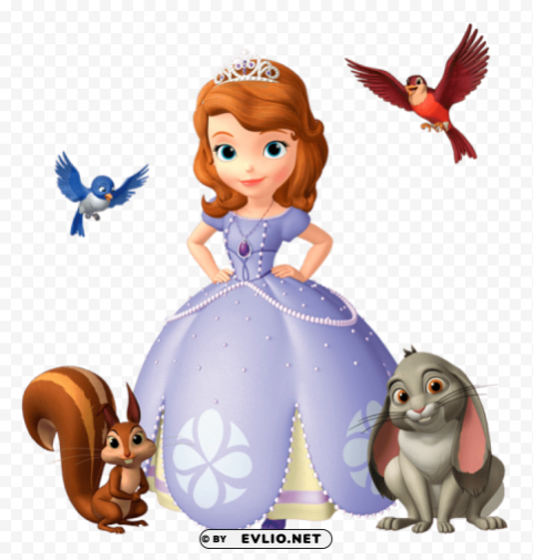 princess sofia Isolated Subject in HighResolution PNG