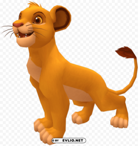 simba ClearCut Background PNG Isolation