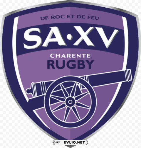 soyaux angouleme xv charente rugby logo Isolated Item in Transparent PNG Format