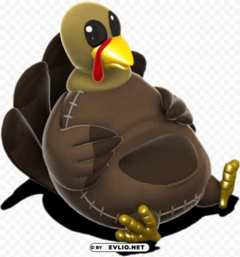 brown turkeybean bag PNG free download transparent background