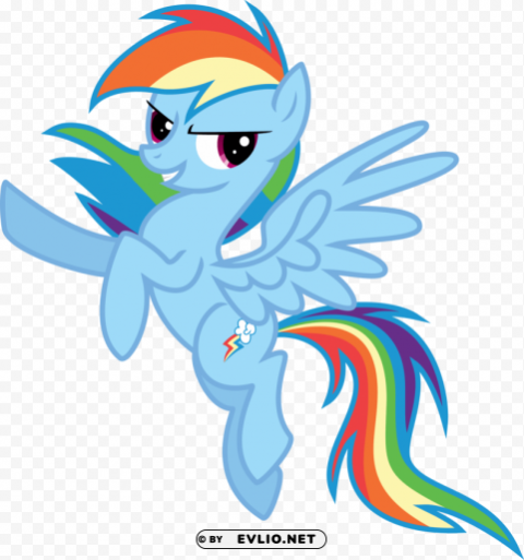rainbow dash embroidery design PNG with Transparency and Isolation