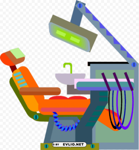 dentist wall clock PNG file without watermark