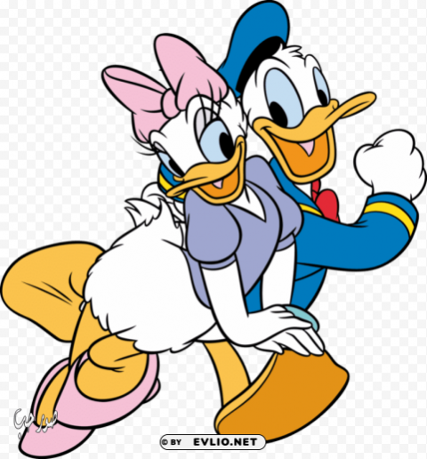 donald duck and daisy PNG with clear background extensive compilation