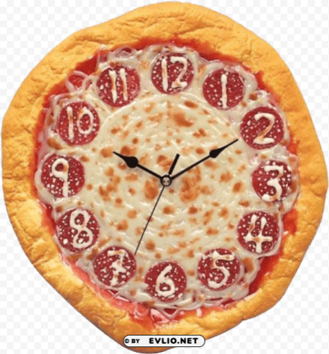 pizza wall clock Transparent background PNG artworks PNG transparent with Clear Background ID bc2d7f2f