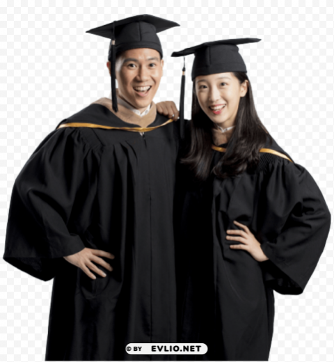 Graduation Ceremony ClearCut Background Isolated PNG Design