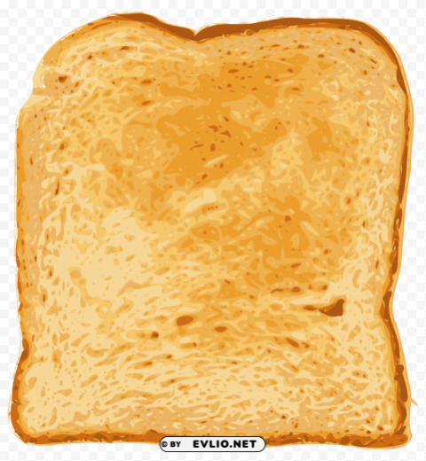 toast Isolated Item on Transparent PNG Format