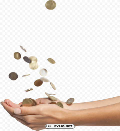 money on hand Transparent PNG Object Isolation