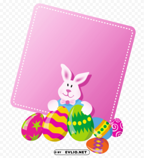 Pink Easter Blankpicture High-definition Transparent PNG