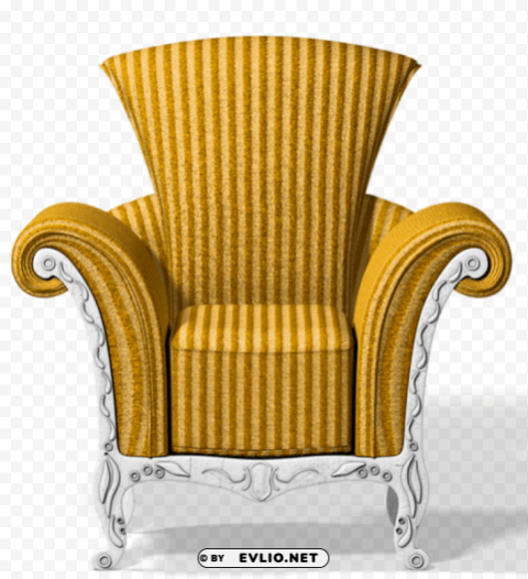 transparent gold chair Clear background PNG graphics clipart png photo - 5ebe04de