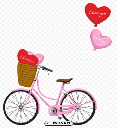 valentine's day bicycle High-resolution PNG images with transparency wide set