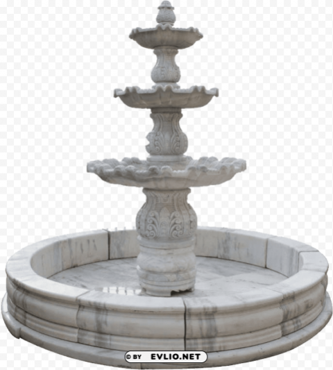 3 stage fountain PNG transparency