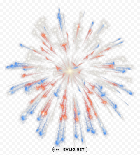 4th july fireworks Clean Background Isolated PNG Graphic Detail