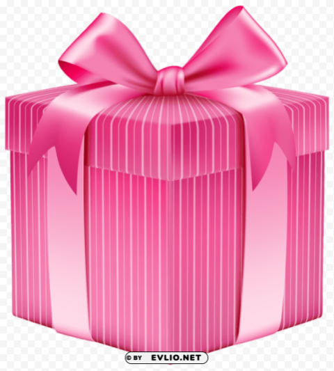pink striped gift boxpicture PNG pictures without background